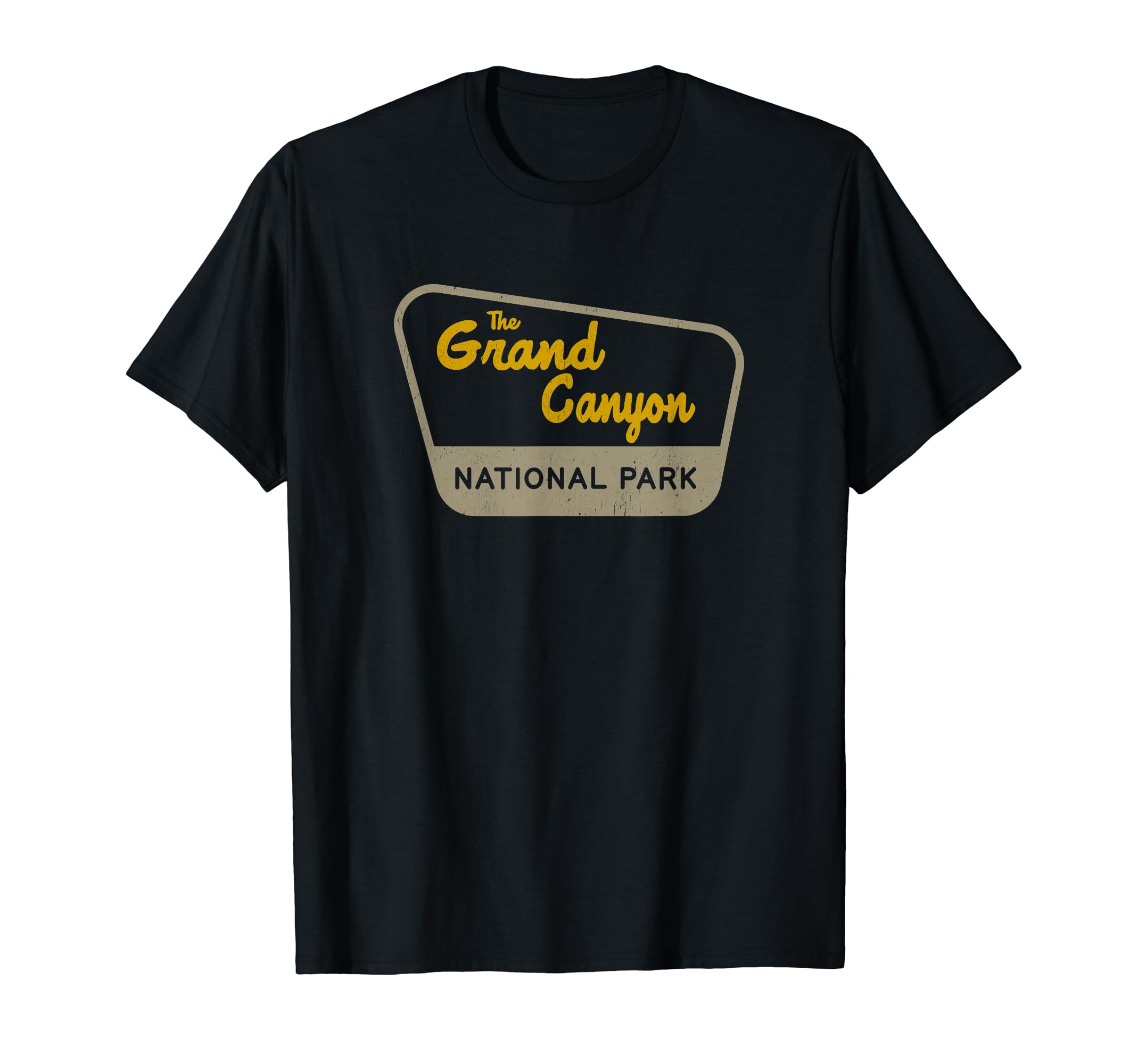 Grand Canyon National Park Two Tone Sign T-Shirt - Graphic Print for Adults - T-Shirt, Sweatshirt, Hoodie