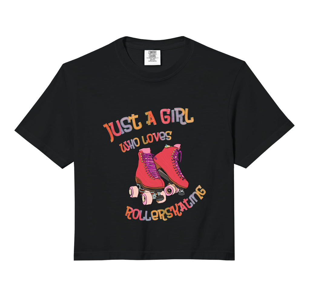 Roller Skates Just Who Loves Roller Sweatshirt - Fun Novelty Design Unisex - T-Shirt, Sweatshirt, Hoodie
