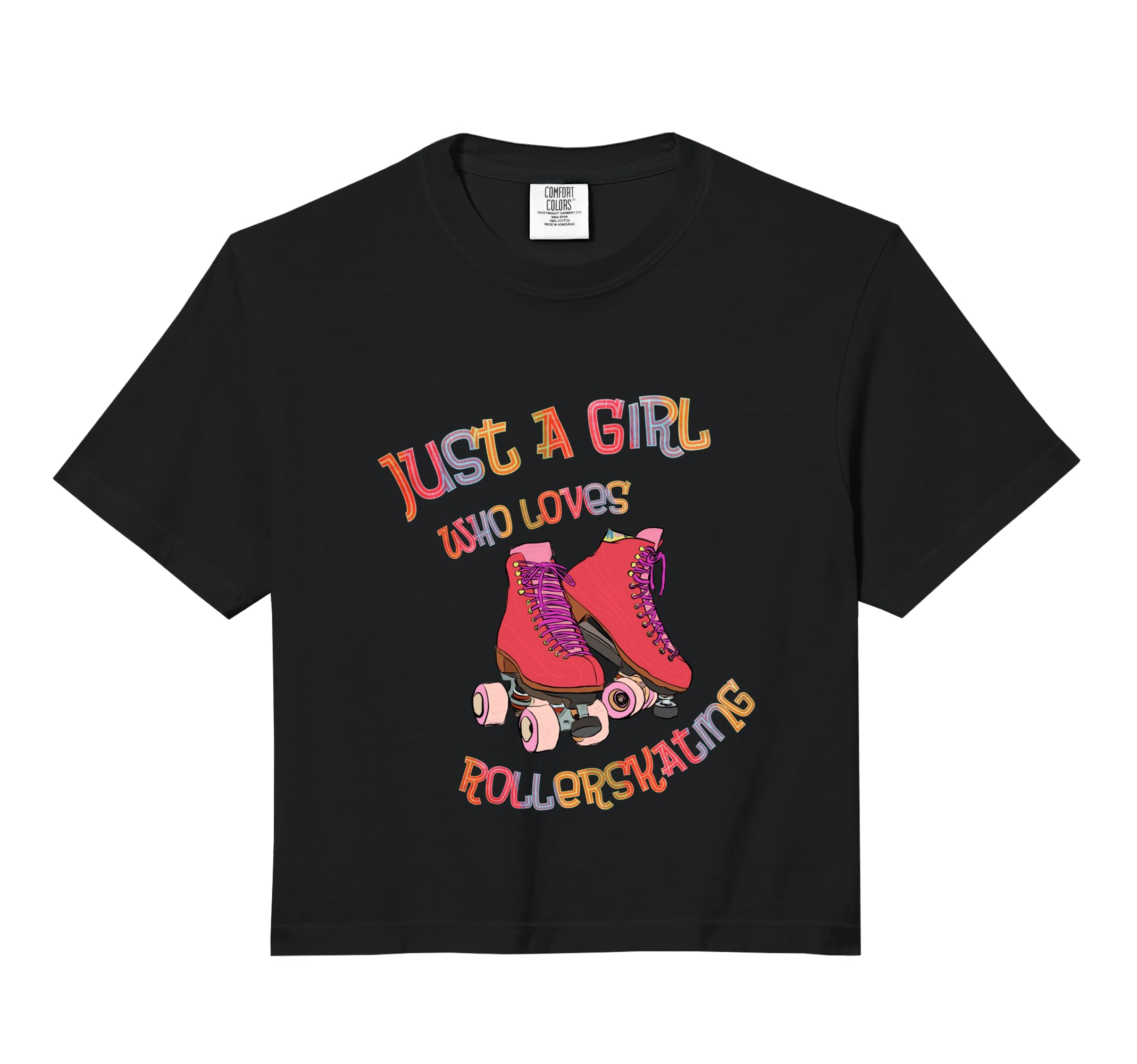 Roller Skates Just Who Loves Roller Sweatshirt - Fun Novelty Design Unisex - T-Shirt, Sweatshirt, Hoodie