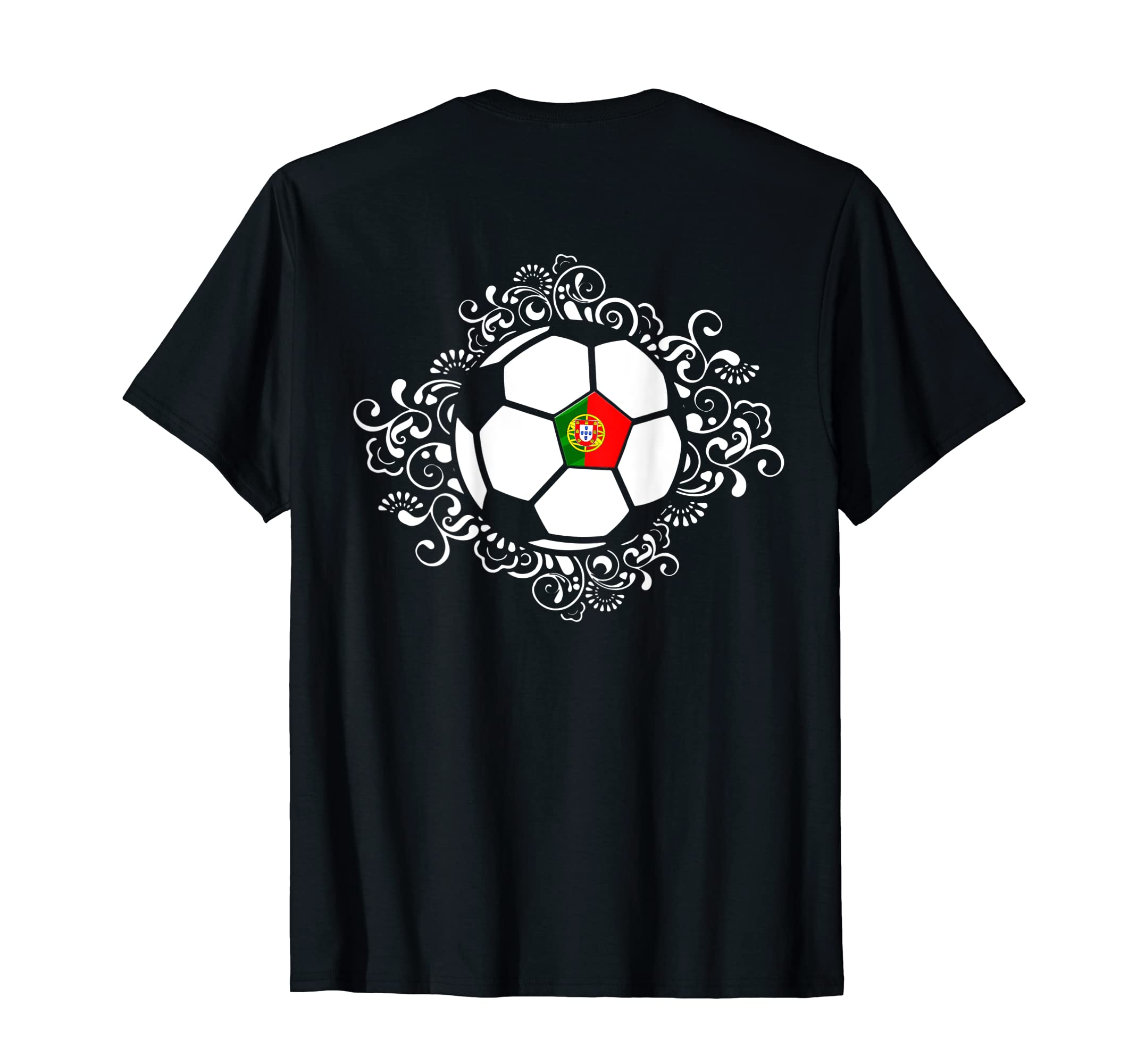 Floral Portugal Soccer Lovers Jersey T-Shirt - Fun Novelty Design Unisex - T-Shirt, Sweatshirt, Hoodie