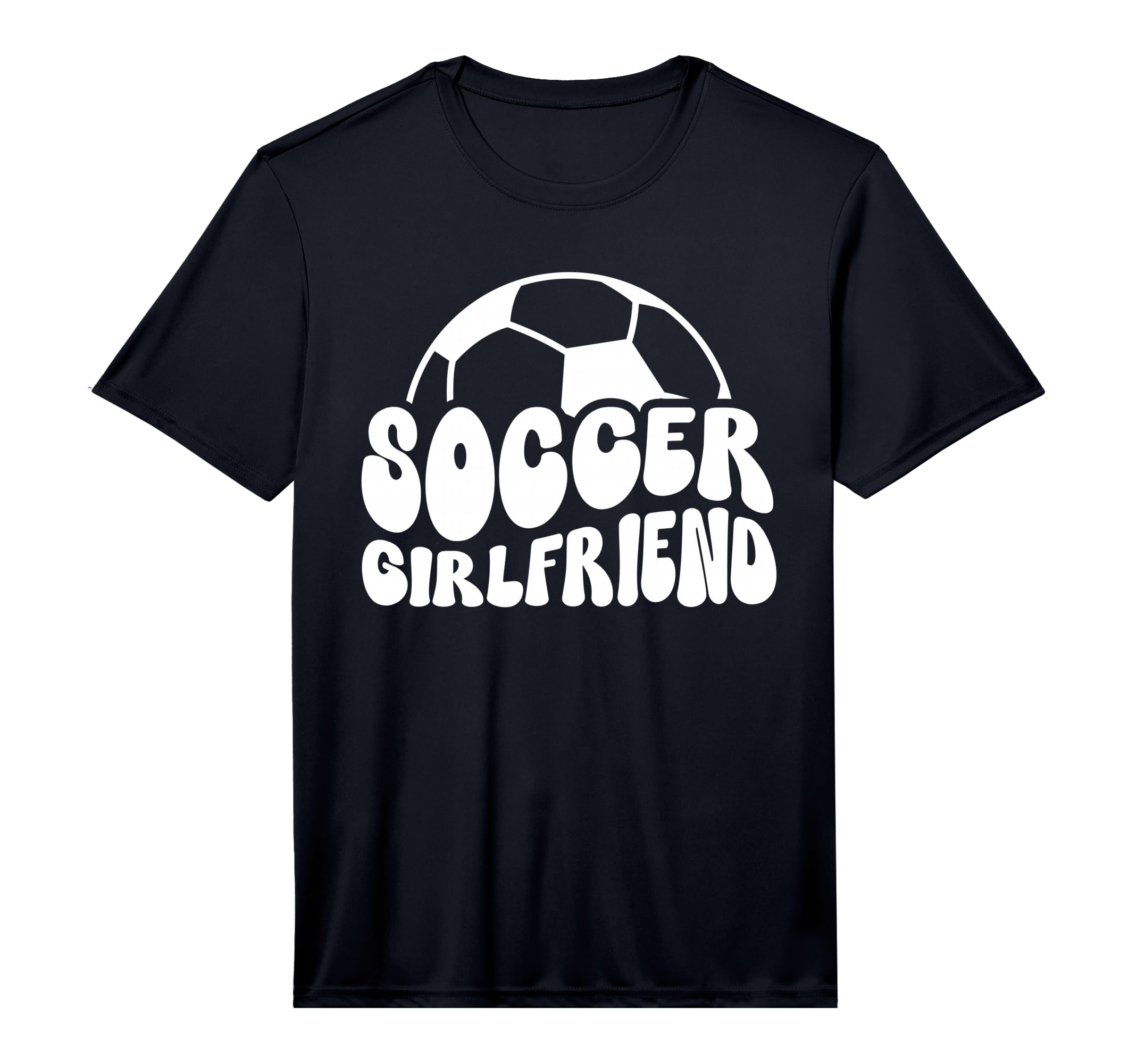 Mens Soccer Girlfriend Groovy T-Shirt - Streetwear Style for Adults - T-Shirt, Sweatshirt, Hoodie