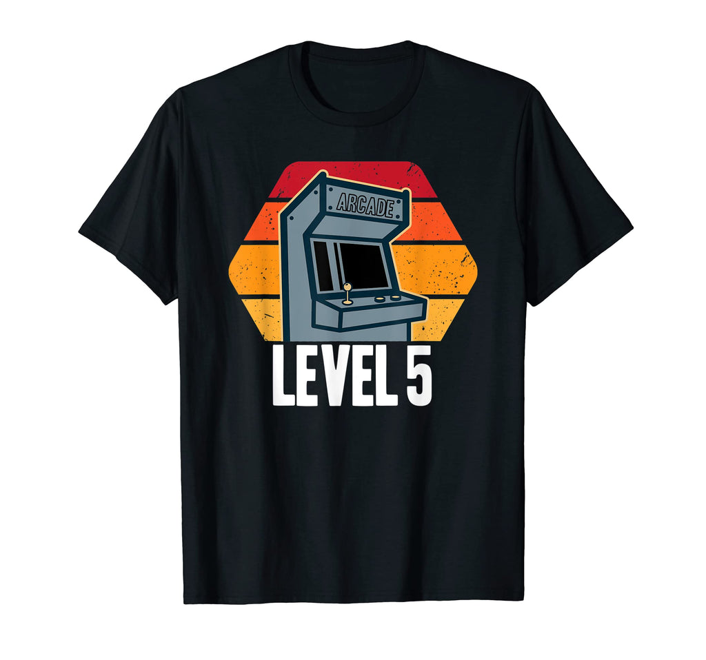 5Th Birthday 5 Years Old Video Game T-Shirt - Minimalist Print Unisex - T-Shirt, Sweatshirt, Hoodie