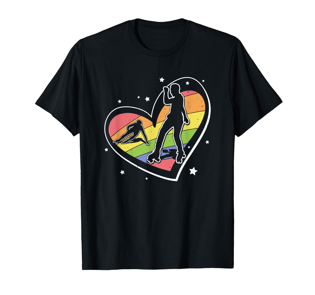 Lgbtq Roller Skates Skater Lesbian Gay T-Shirt - Graphic Print for Adults - T-Shirt, Sweatshirt, Hoodie