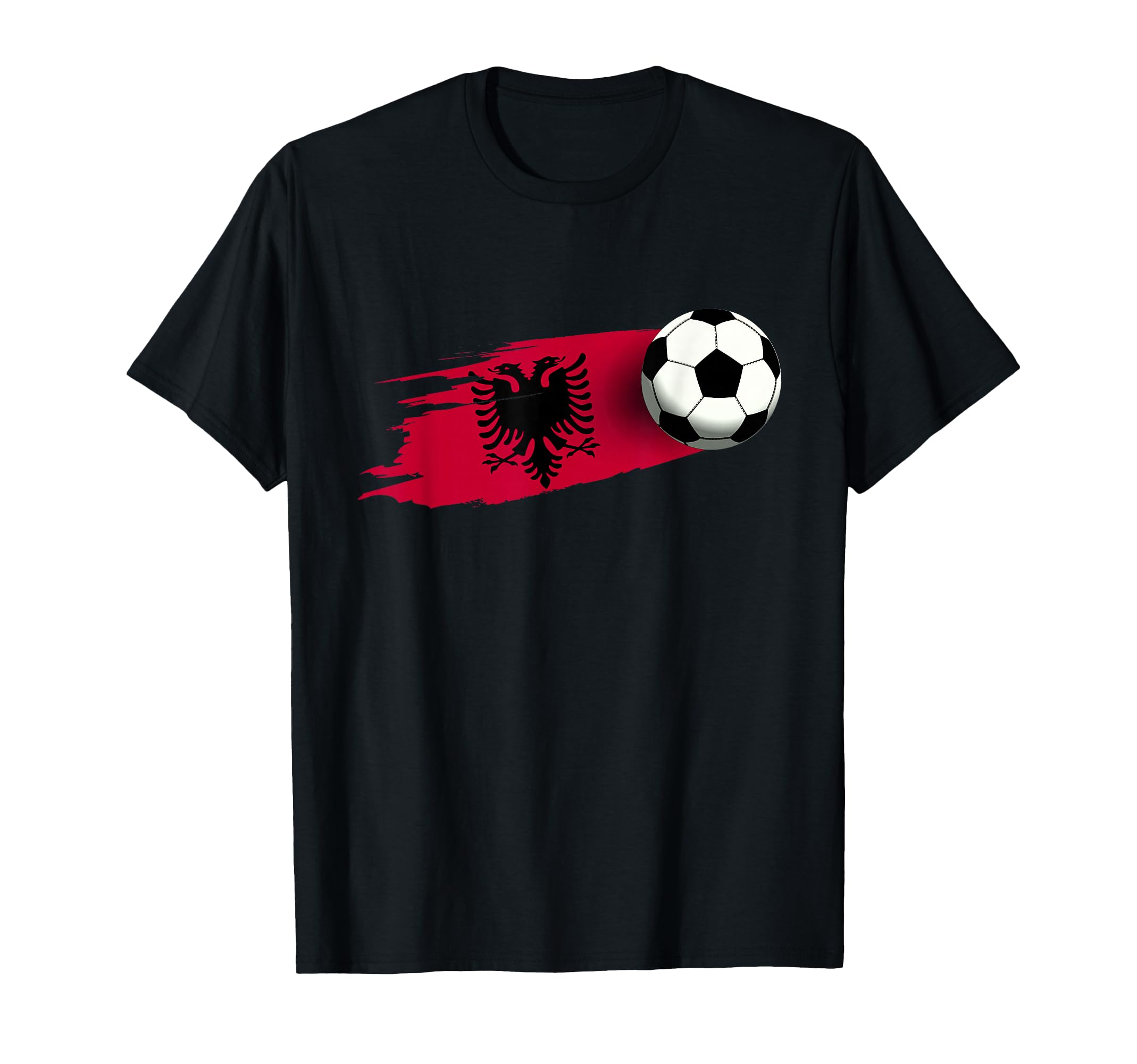 Albania Flag Albanian Soccer Flag Albanian T-Shirt - Trendy Graphic Unisex - T-Shirt, Sweatshirt, Hoodie