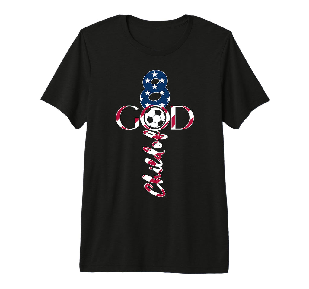 Jesus 8 Years Child God Soccer 8Th T-Shirt - Trendy Graphic Men Women - T-Shirt, Sweatshirt, Hoodie