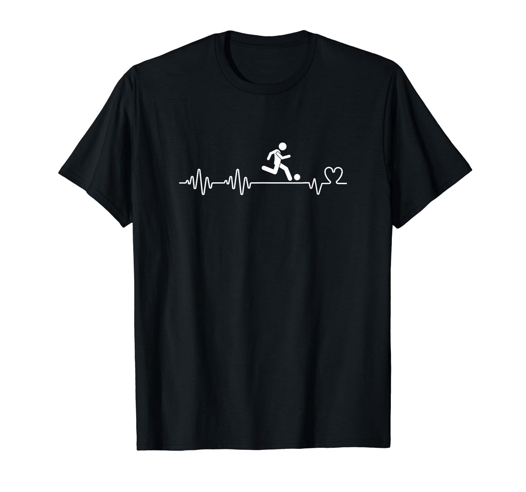 Futsal Player Soccer Heartbeat Funny T-Shirt - Minimalist Print for Adults - T-Shirt, Sweatshirt, Hoodie