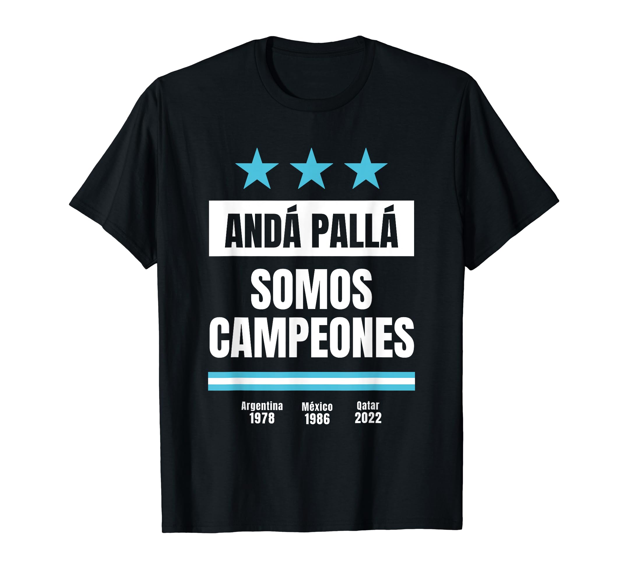 Argentina World Champion 2022 Soccer Fans T-Shirt - Novelty Apparel Unisex - T-Shirt, Sweatshirt, Hoodie