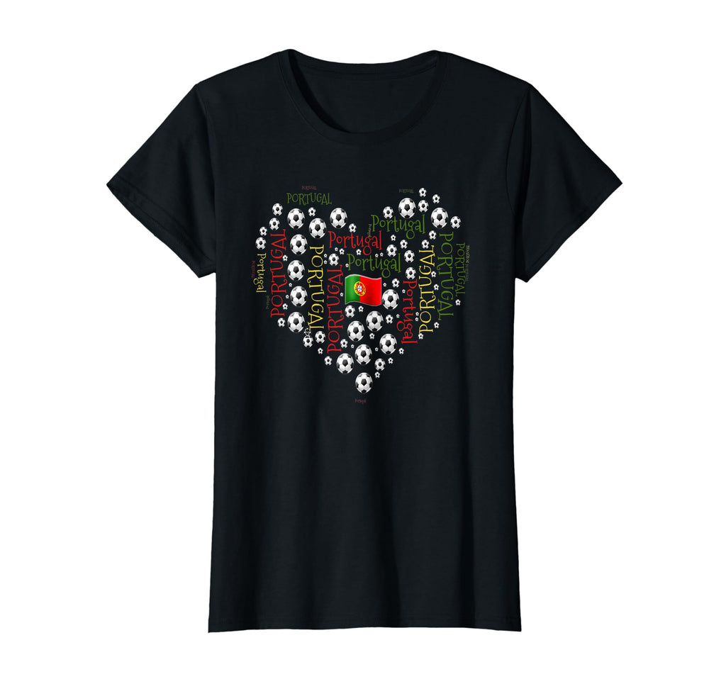 Portuguese Heart Soccer T-Shirt - Streetwear Style Men Women - T-Shirt, Sweatshirt, Hoodie