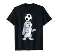 Rabbit Soccer Player Soccer Sports T-Shirt - Minimalist Print Men Women - T-Shirt, Sweatshirt, Hoodie