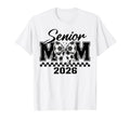 Groovy Senior Mom Soccer Class 2026 T-Shirt - Aesthetic Graphic Men Women - T-Shirt, Sweatshirt, Hoodie