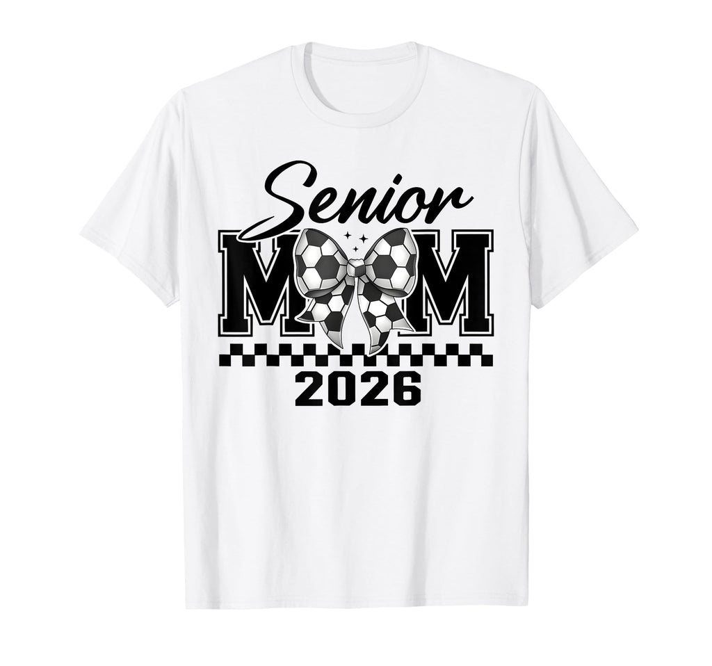 Groovy Senior Mom Soccer Class 2026 T-Shirt - Fun Novelty Design Men Women - T-Shirt, Sweatshirt, Hoodie