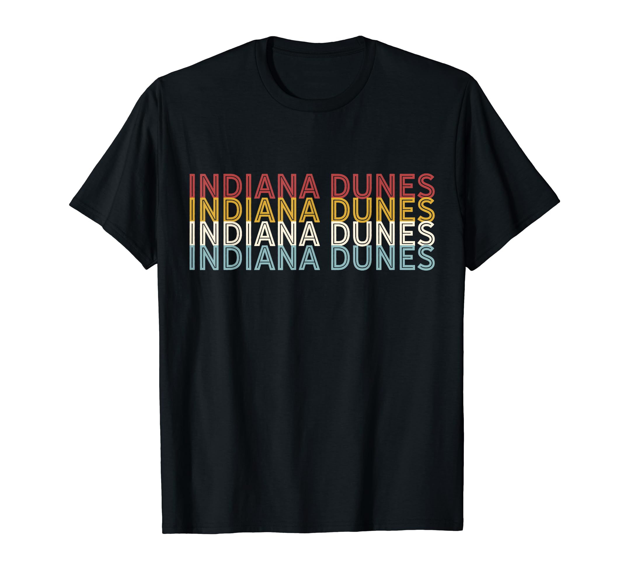 70S Usa Indiana Dunes National Park T-Shirt - Unique Graphic Unisex - T-Shirt, Sweatshirt, Hoodie