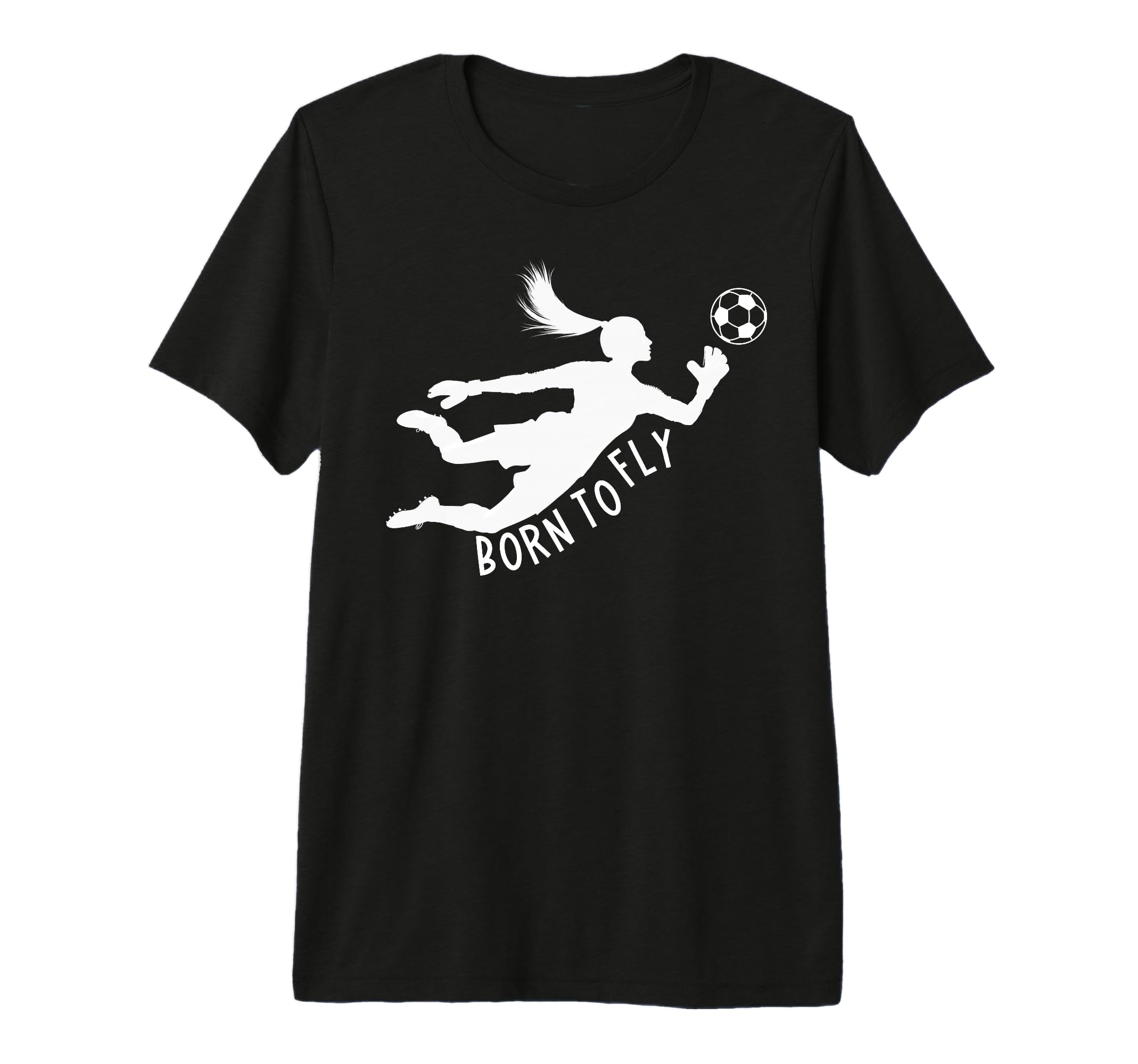 Born To Fly Soccer Goalkeeper Funny T-Shirt - Trendy Graphic for Adults - T-Shirt, Sweatshirt, Hoodie