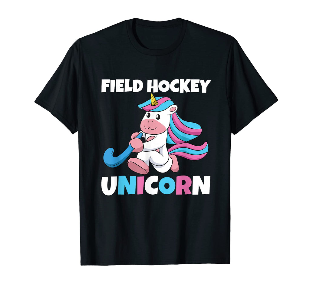 Field Hockey Unicorn Scoring Sports T-Shirt - Casual Everyday Wear Unisex - T-Shirt, Sweatshirt, Hoodie