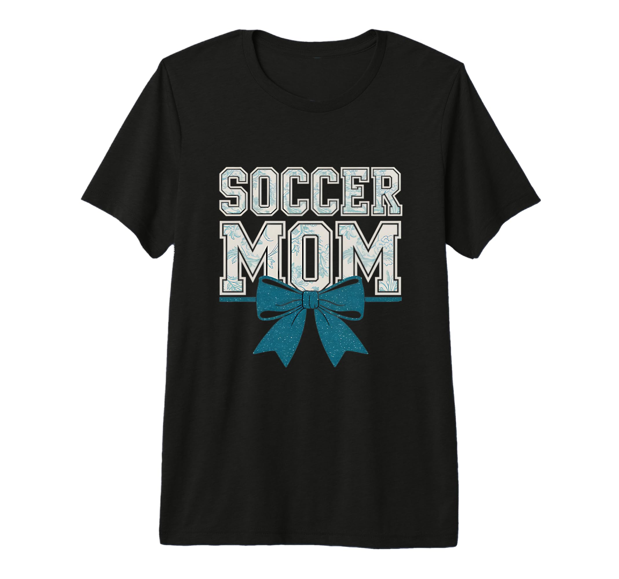 Soccer Mom Coquette Bow Mothers Day T-Shirt - Minimalist Print for Adults - T-Shirt, Sweatshirt, Hoodie