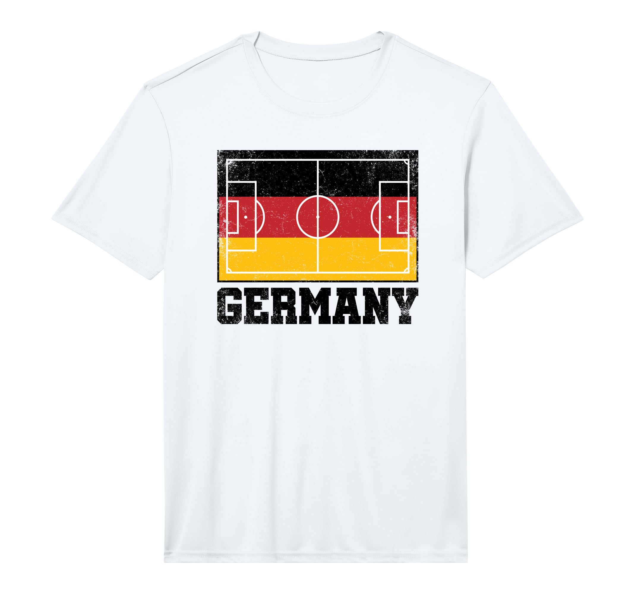 Germany Soccer Field Country Flag T-Shirt - Novelty Apparel Men Women - T-Shirt, Sweatshirt, Hoodie