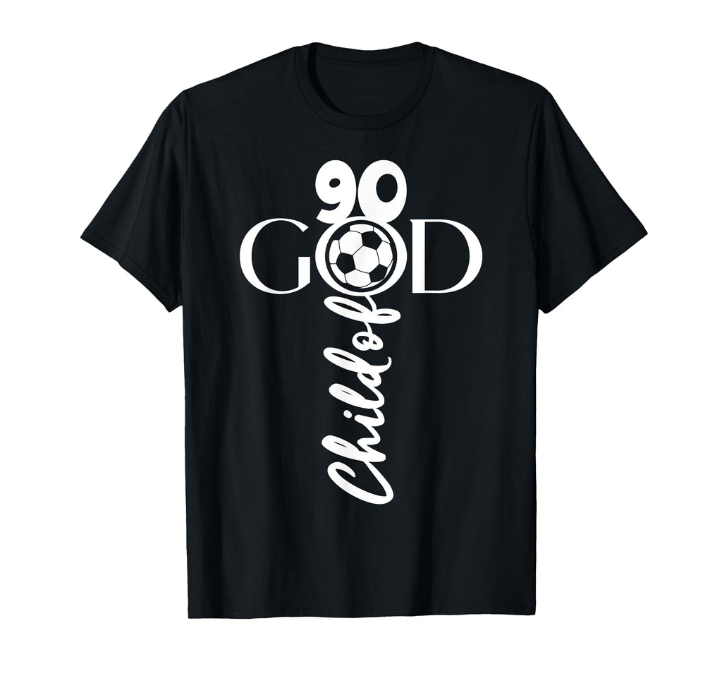 Jesus Christ 90 Years Child God Soccer T-Shirt - Unique Graphic Unisex - T-Shirt, Sweatshirt, Hoodie