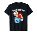 Strong Roller Derby Skater Roller T-Shirt - Aesthetic Graphic for Adults - T-Shirt, Sweatshirt, Hoodie