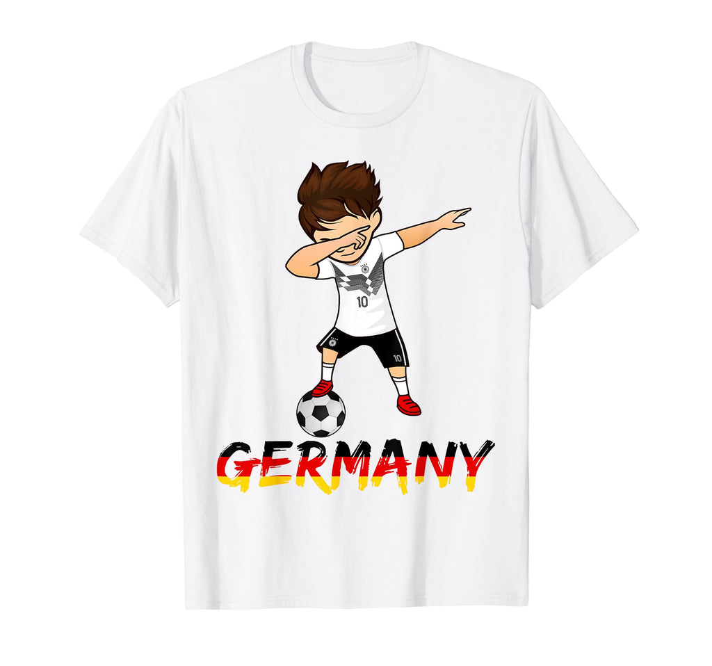 Dabbing Germany Soccer German T-Shirt - Fun Novelty Design Men Women - T-Shirt, Sweatshirt, Hoodie