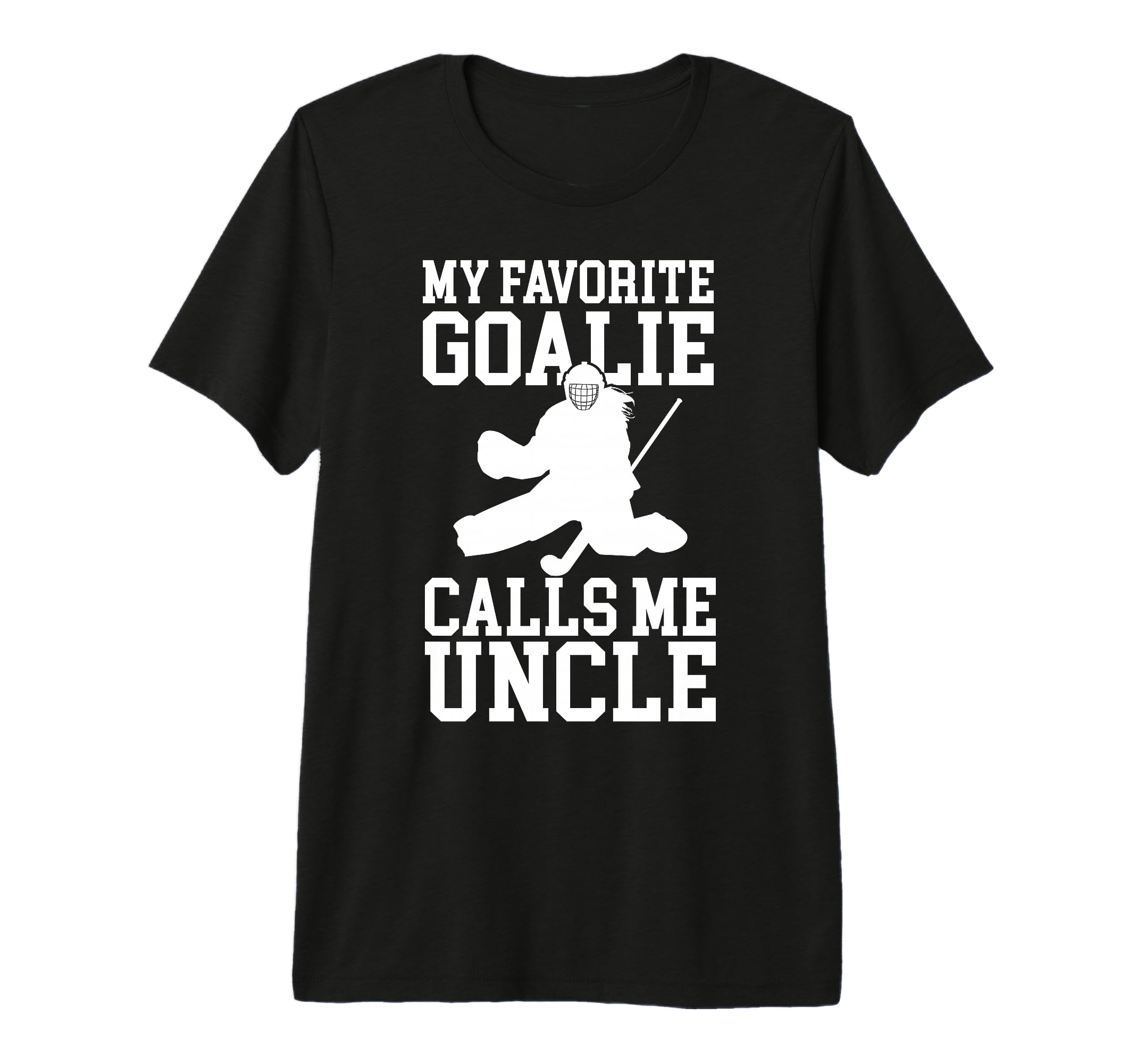 Mens Field Hockey Goalie Uncle Field T-Shirt - Graphic Print for Adults - T-Shirt, Sweatshirt, Hoodie