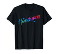 Honduran Map And Flag Souvenir T-Shirt - Aesthetic Graphic for Adults - T-Shirt, Sweatshirt, Hoodie