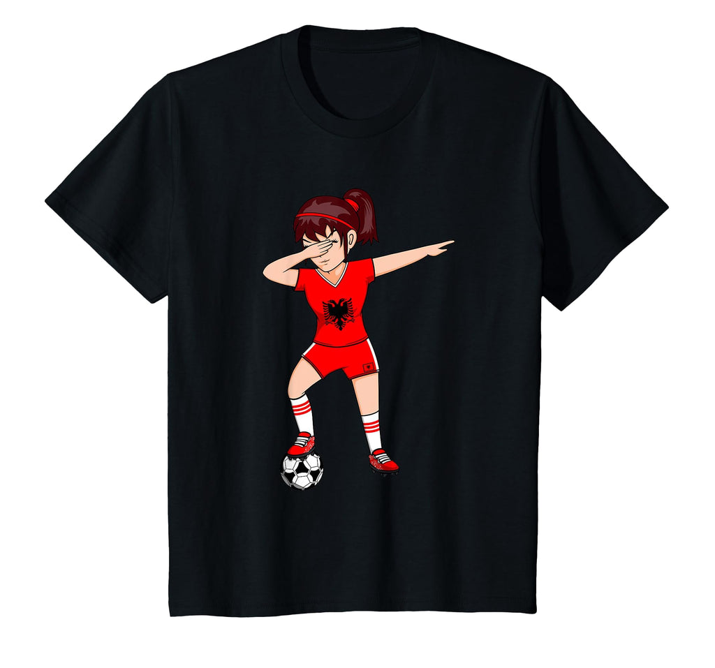 Dabbing Soccer Albania Jersey Albanian T-Shirt - Fun Novelty Design Unisex - T-Shirt, Sweatshirt, Hoodie