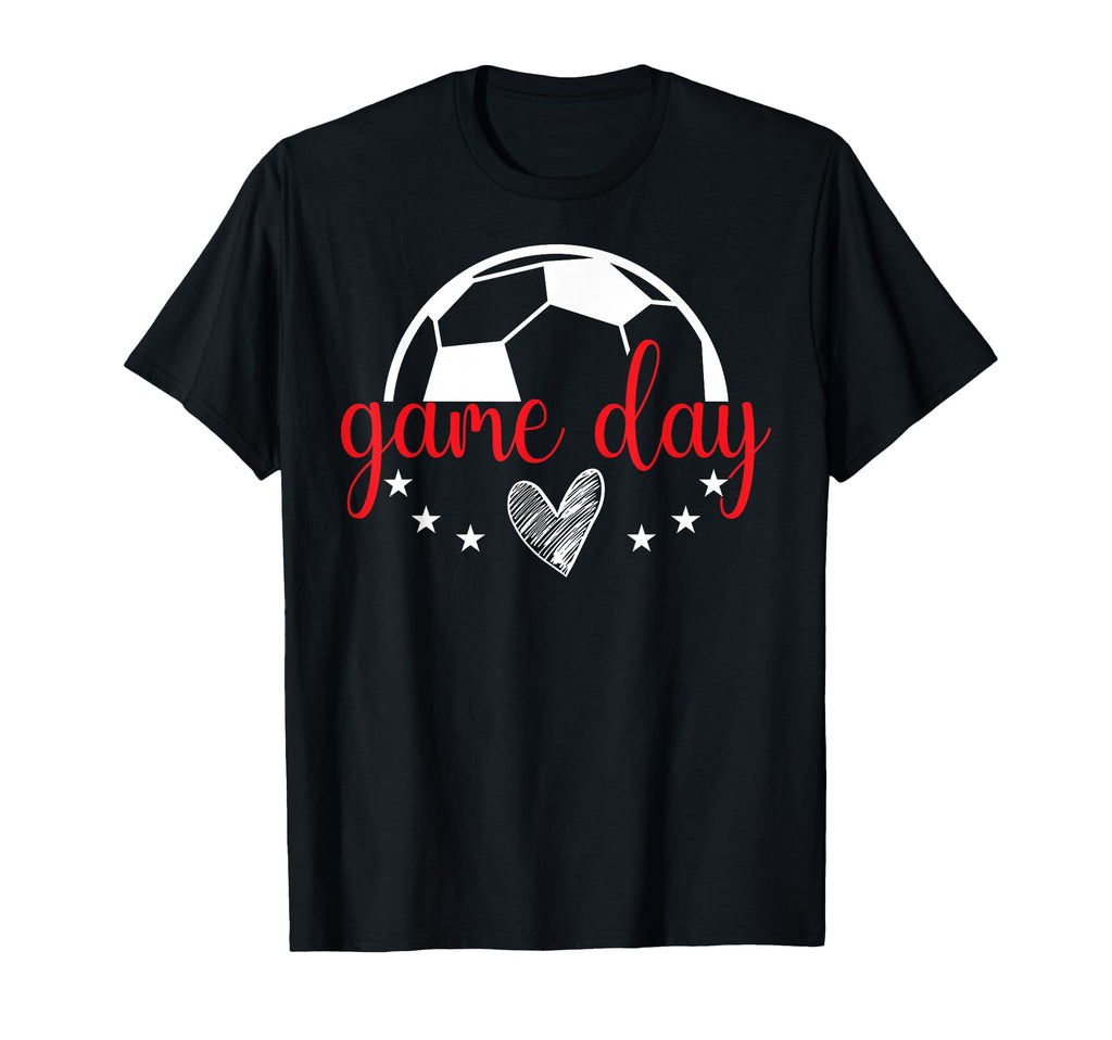 Game Day Soccer Heart Soccer T-Shirt - Casual Everyday Wear for Adults - T-Shirt, Sweatshirt, Hoodie