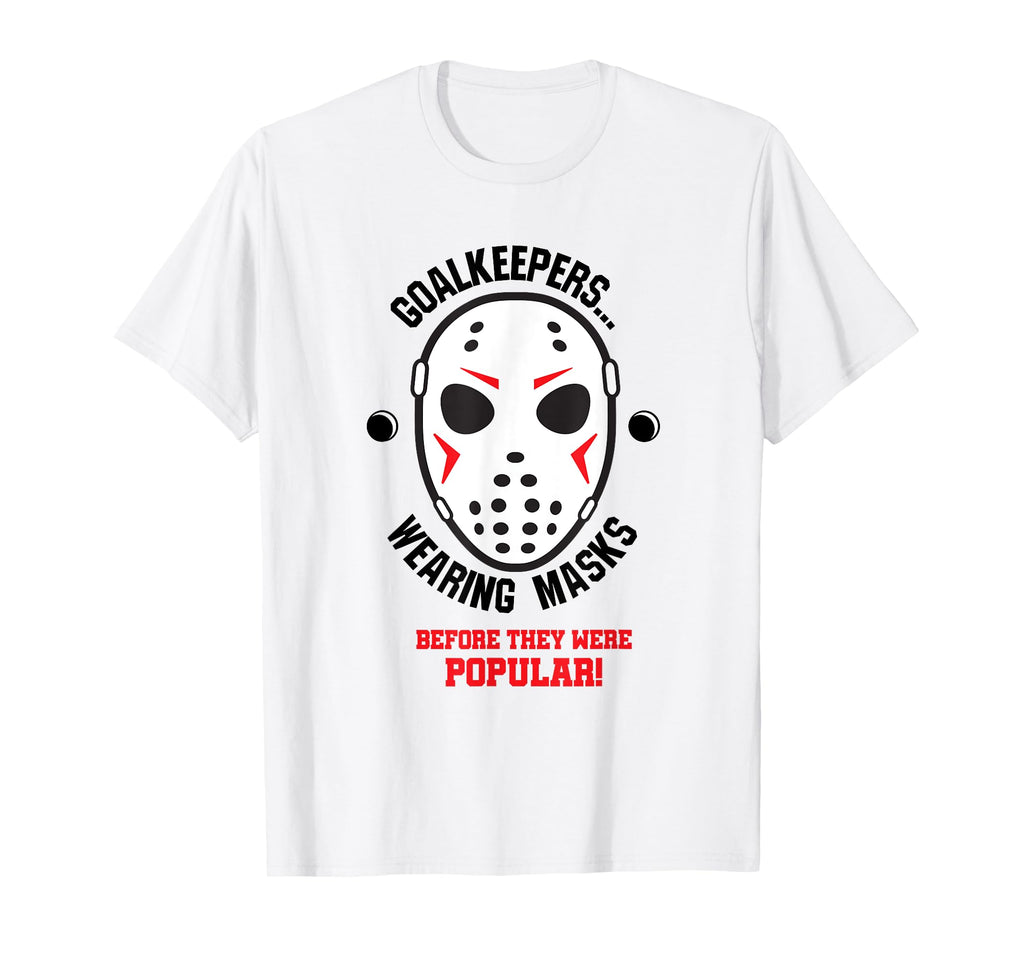 Funny Hockey Goalie Shirts Mask Gift T-Shirt - Aesthetic Graphic Unisex - T-Shirt, Sweatshirt, Hoodie