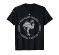 France Soccer 2018 Rooster Gray Lets T-Shirt - Novelty Apparel Men Women - T-Shirt, Sweatshirt, Hoodie