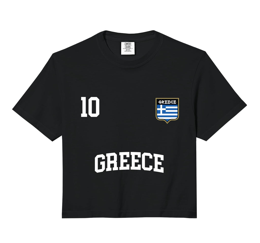 Greece No 10 Greek Flag Football Hoodie - Casual Everyday Wear for Adults - T-Shirt, Sweatshirt, Hoodie