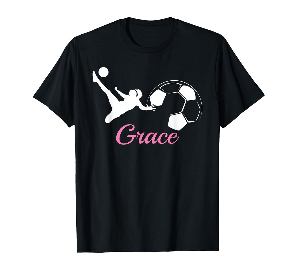 Grace Name Gift Personalized Soccer T-Shirt - Casual Everyday Wear Unisex - T-Shirt, Sweatshirt, Hoodie