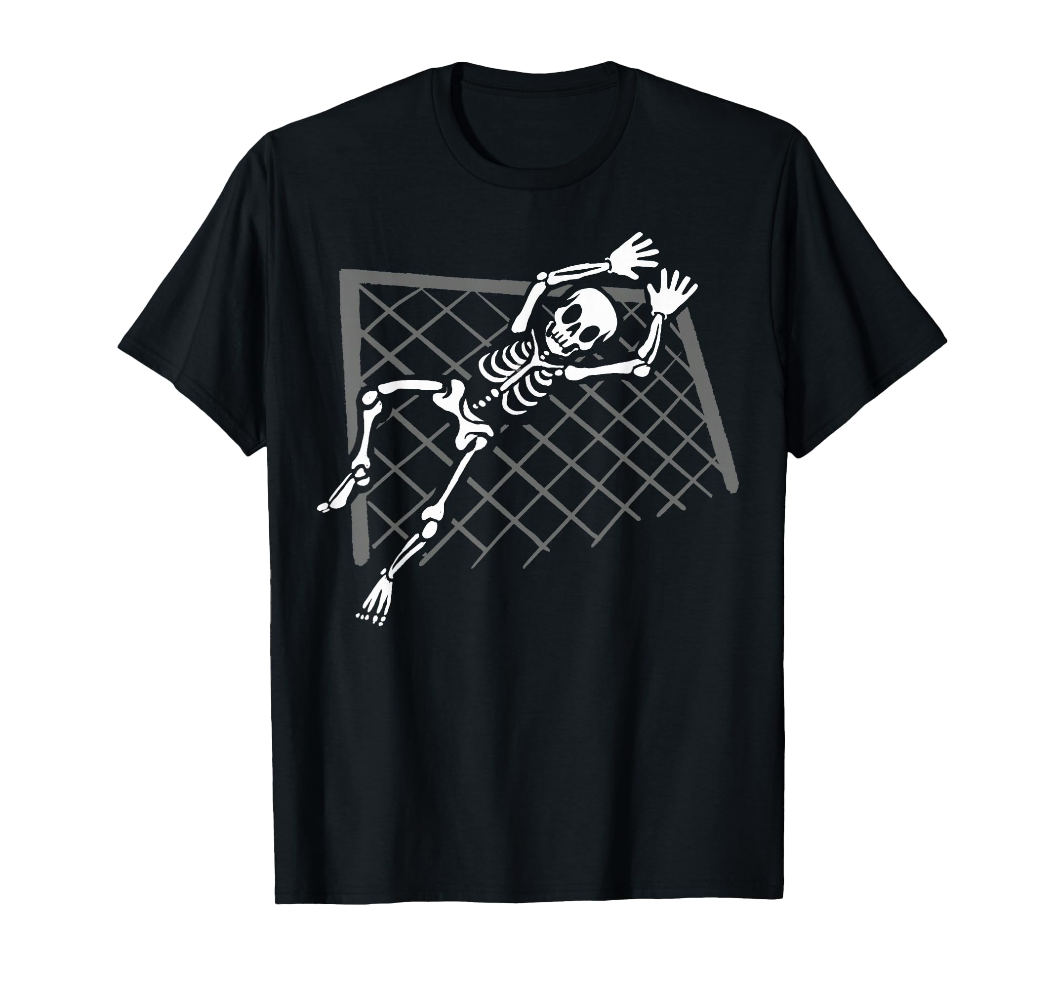 Skeleton Goalkeeper T-Shirt - Unique Graphic Unisex - T-Shirt, Sweatshirt, Hoodie