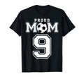 Number 9 Custom Proud Soccer Futbol T-Shirt - Aesthetic Graphic Men Women - T-Shirt, Sweatshirt, Hoodie