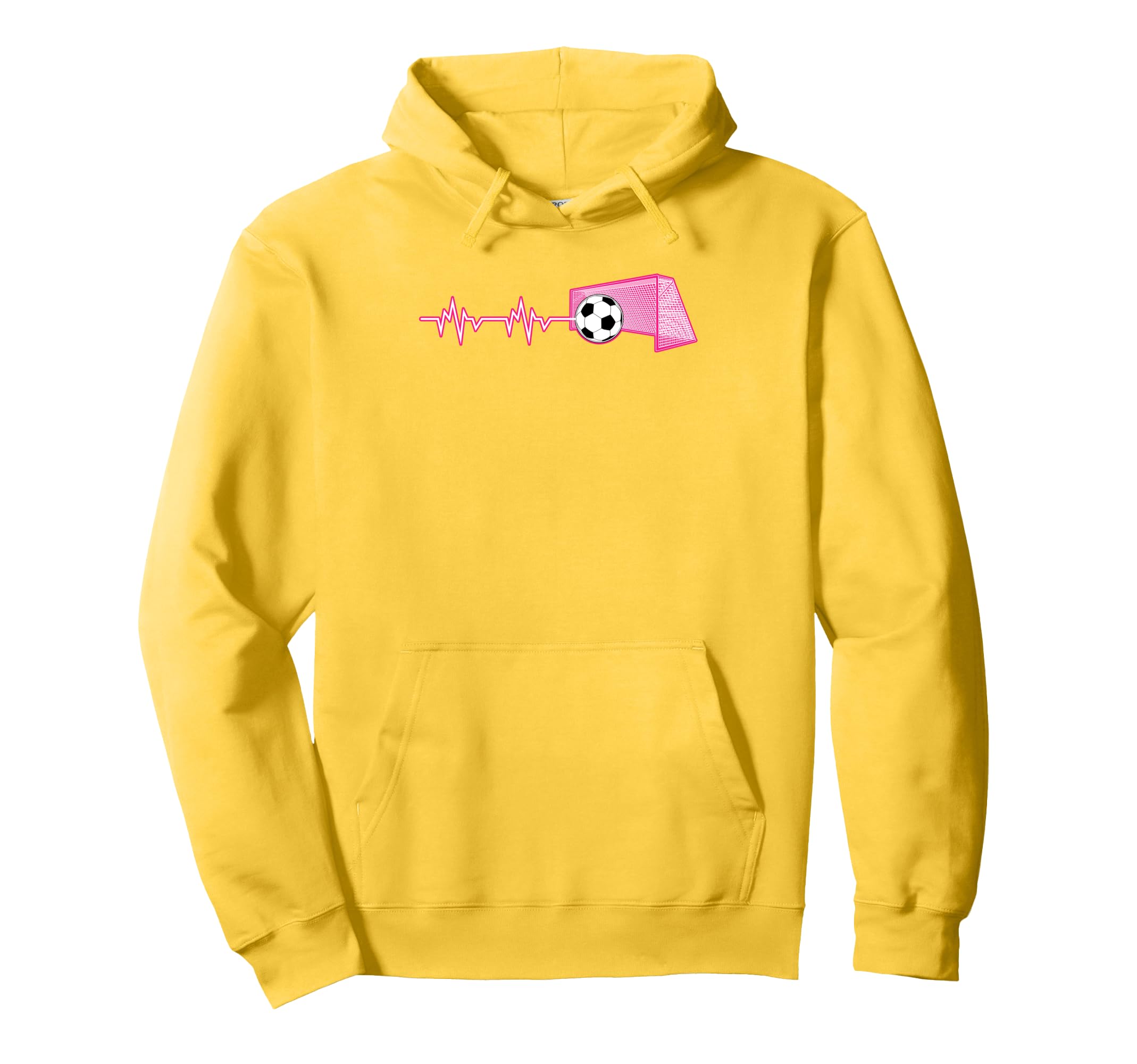 Heartbeat Football Soccer Goalie Hoodie - Aesthetic Graphic Men Women - T-Shirt, Sweatshirt, Hoodie