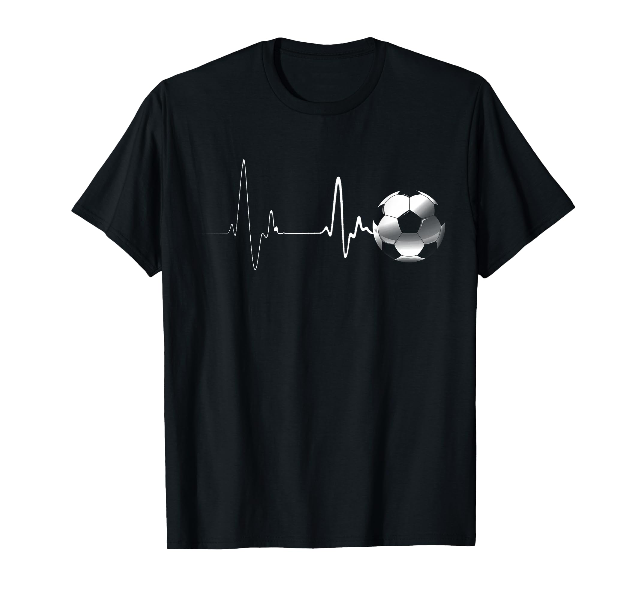 Soccer Heart Beat Worlds Sport T-Shirt - Casual Everyday Wear Unisex - T-Shirt, Sweatshirt, Hoodie