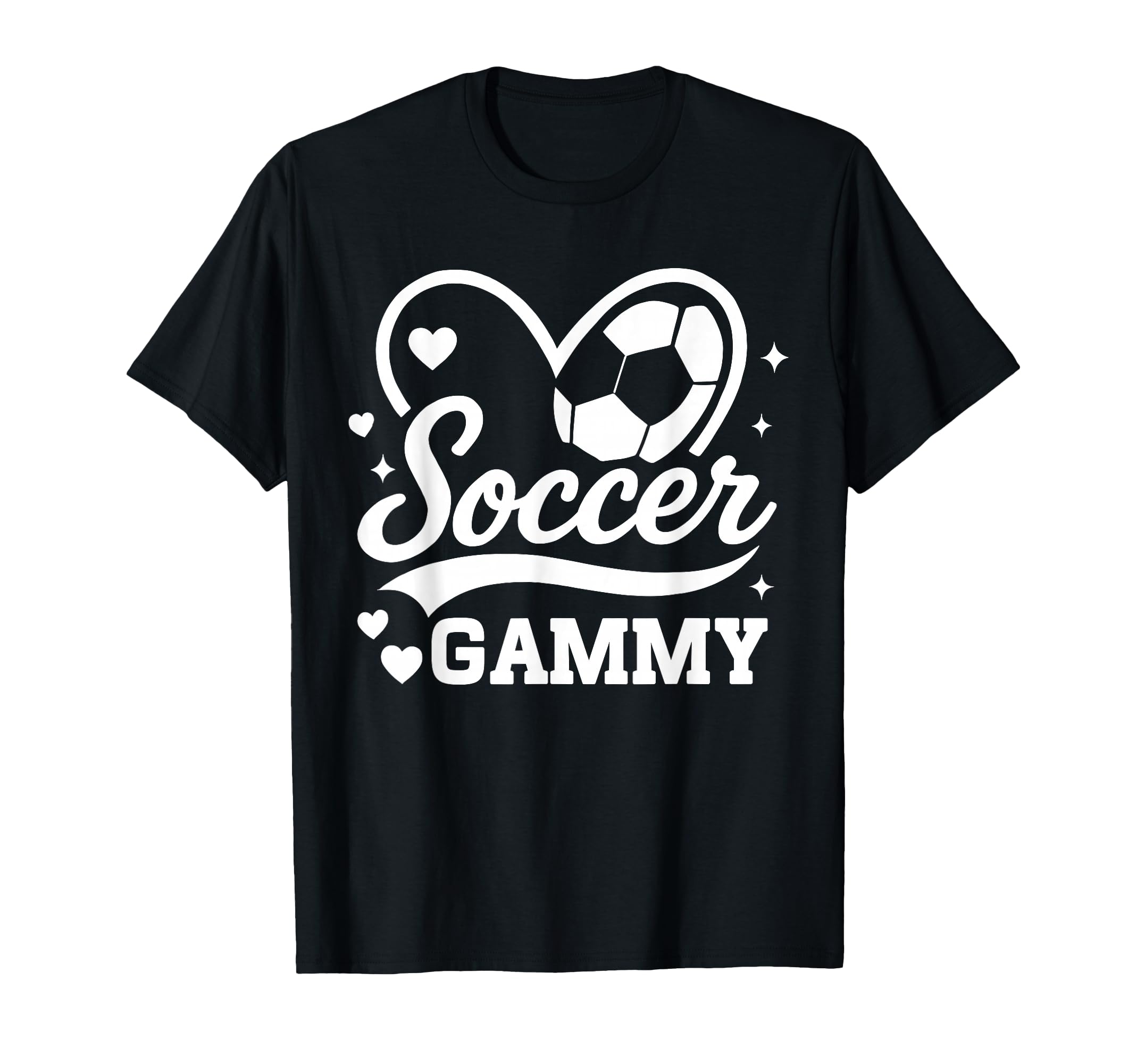 Soccer Gammy Heart Love Soccer Player T-Shirt - Graphic Print for Adults - T-Shirt, Sweatshirt, Hoodie