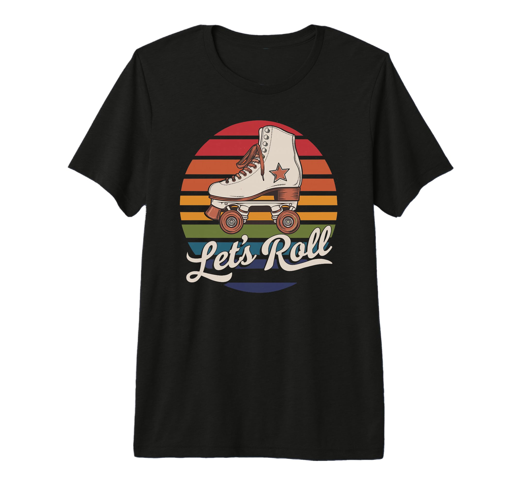 Let S Roll Roller Skating Skater T-Shirt - Aesthetic Graphic for Adults - T-Shirt, Sweatshirt, Hoodie