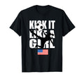 Soccer Kick It Like American Flag T-Shirt - Streetwear Style for Adults - T-Shirt, Sweatshirt, Hoodie