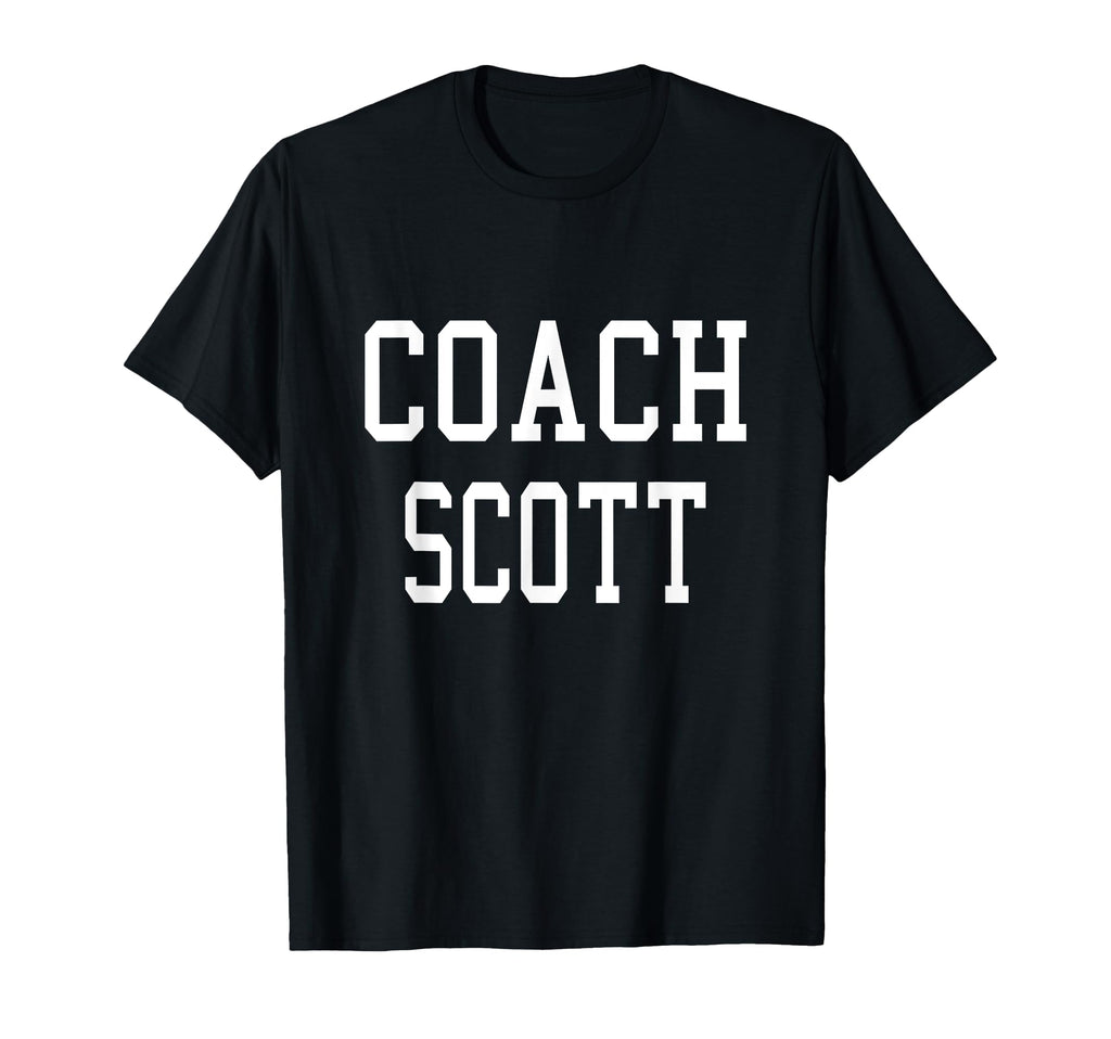 Coach Scott Custom Football Soccer T-Shirt - Fun Novelty Design Unisex - T-Shirt, Sweatshirt, Hoodie
