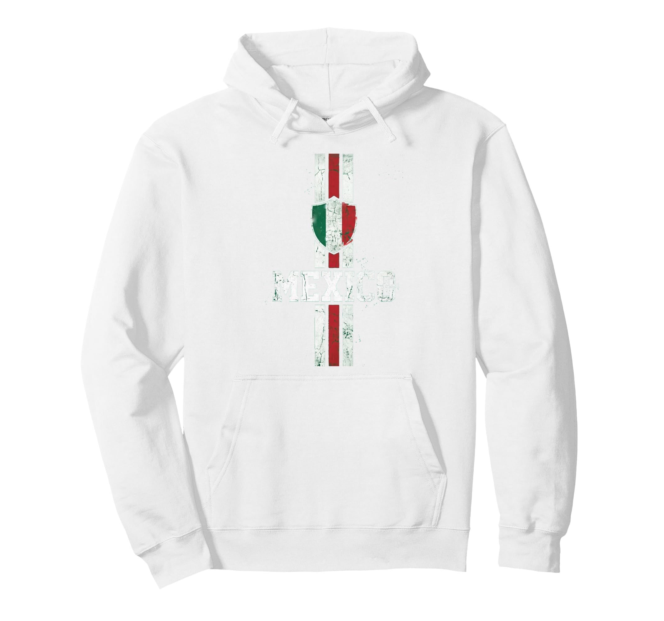 Mexico Flag Mexican Hispanic Pride Hoodie - Streetwear Style for Adults - T-Shirt, Sweatshirt, Hoodie