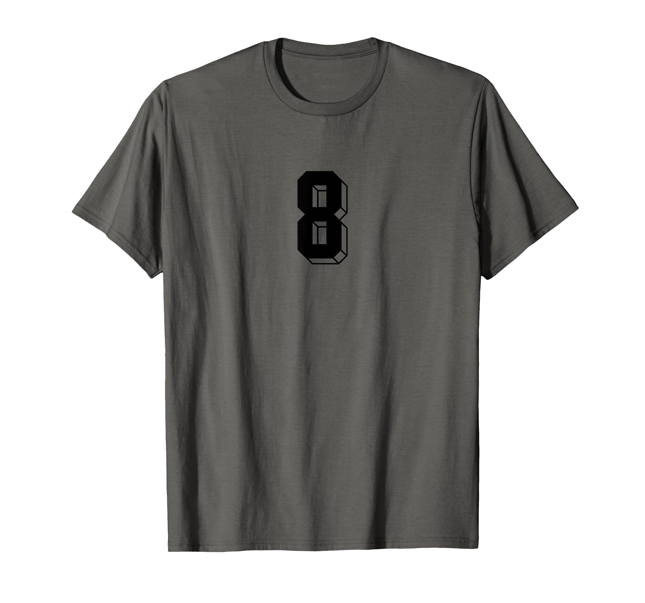 Number 8 80S 90S Soccer Team Jersey T-Shirt - Custom Art Print Men Women - T-Shirt, Sweatshirt, Hoodie
