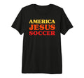 Soccer Player Or Fan I Love Soccer America T-Shirt - Unique Graphic Unisex - T-Shirt, Sweatshirt, Hoodie