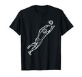 Soccer Goalkeeper Drawing Ball Sport T-Shirt - Minimalist Print for Adults - T-Shirt, Sweatshirt, Hoodie