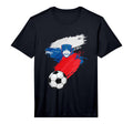 Slovenia Soccer Football Flag Performance T-Shirt - Novelty Apparel Unisex - T-Shirt, Sweatshirt, Hoodie