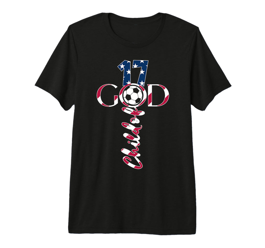 Jesus 17 Years Child God Soccer 17Th T-Shirt - Aesthetic Graphic Men Women - T-Shirt, Sweatshirt, Hoodie
