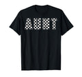 Aunt Racing Race Car Aunt Checkered T-Shirt - Custom Art Print Men Women - T-Shirt, Sweatshirt, Hoodie
