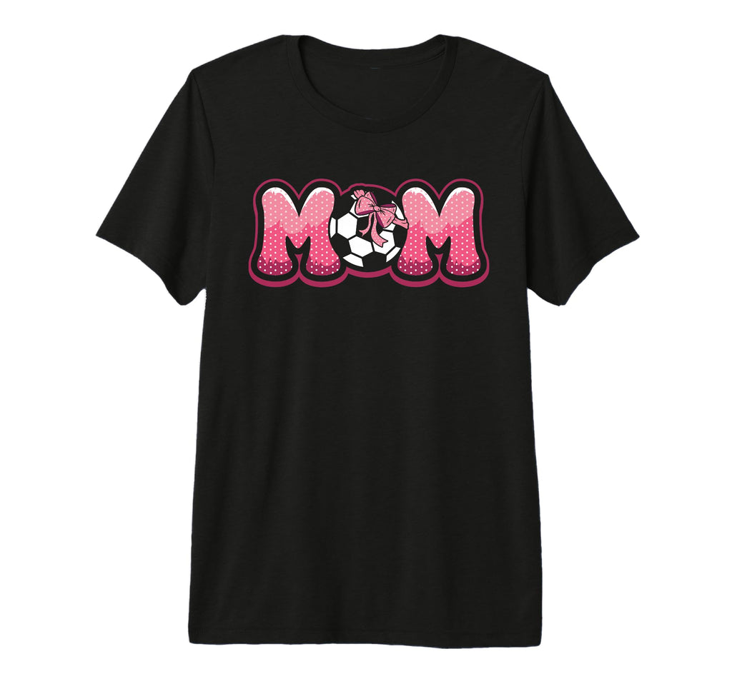 Soccer Mom Coquette Bow Game Day T-Shirt - Minimalist Print for Adults - T-Shirt, Sweatshirt, Hoodie
