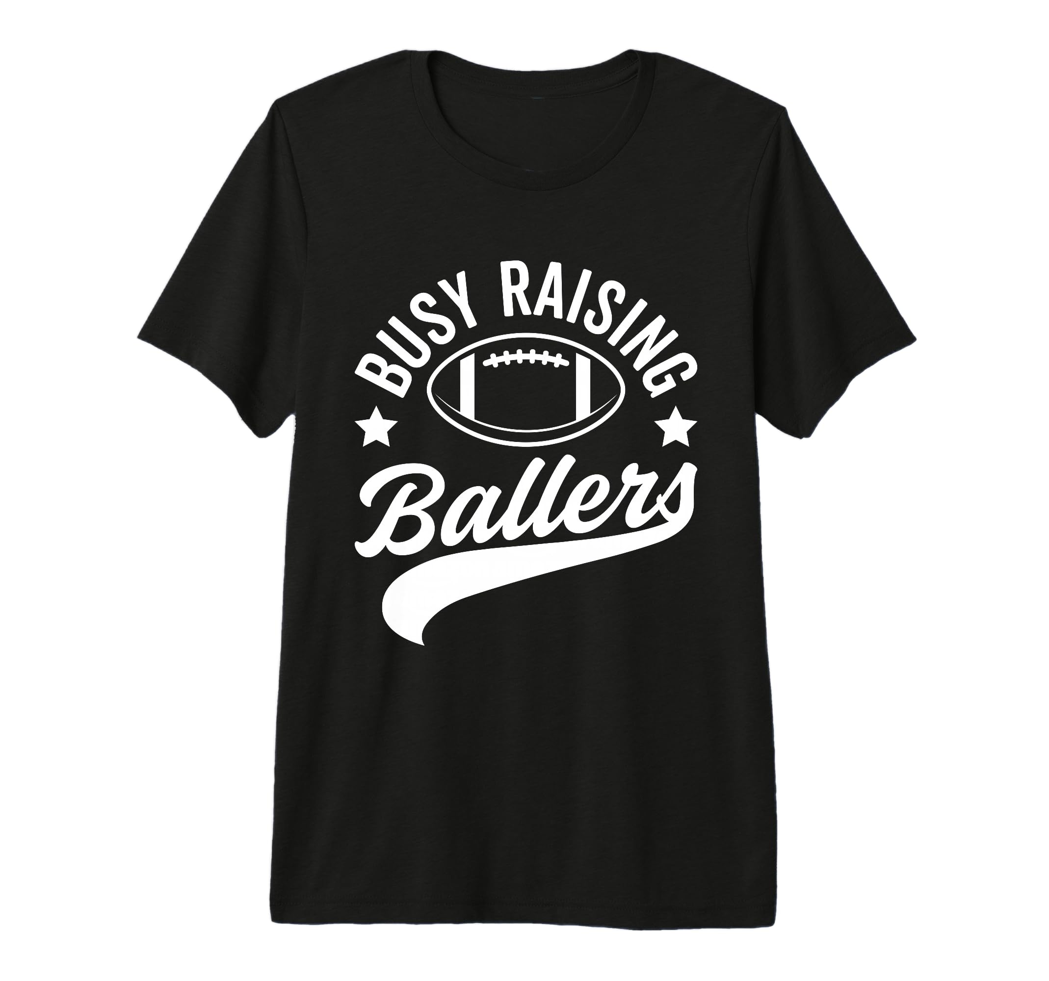 Busy Raising Ballers Football Cheer Mom T-Shirt - Unique Graphic Men Women - T-Shirt, Sweatshirt, Hoodie