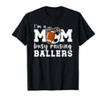 Im Mom Busy Raising Ballers Soccer T-Shirt - Novelty Apparel for Adults - T-Shirt, Sweatshirt, Hoodie