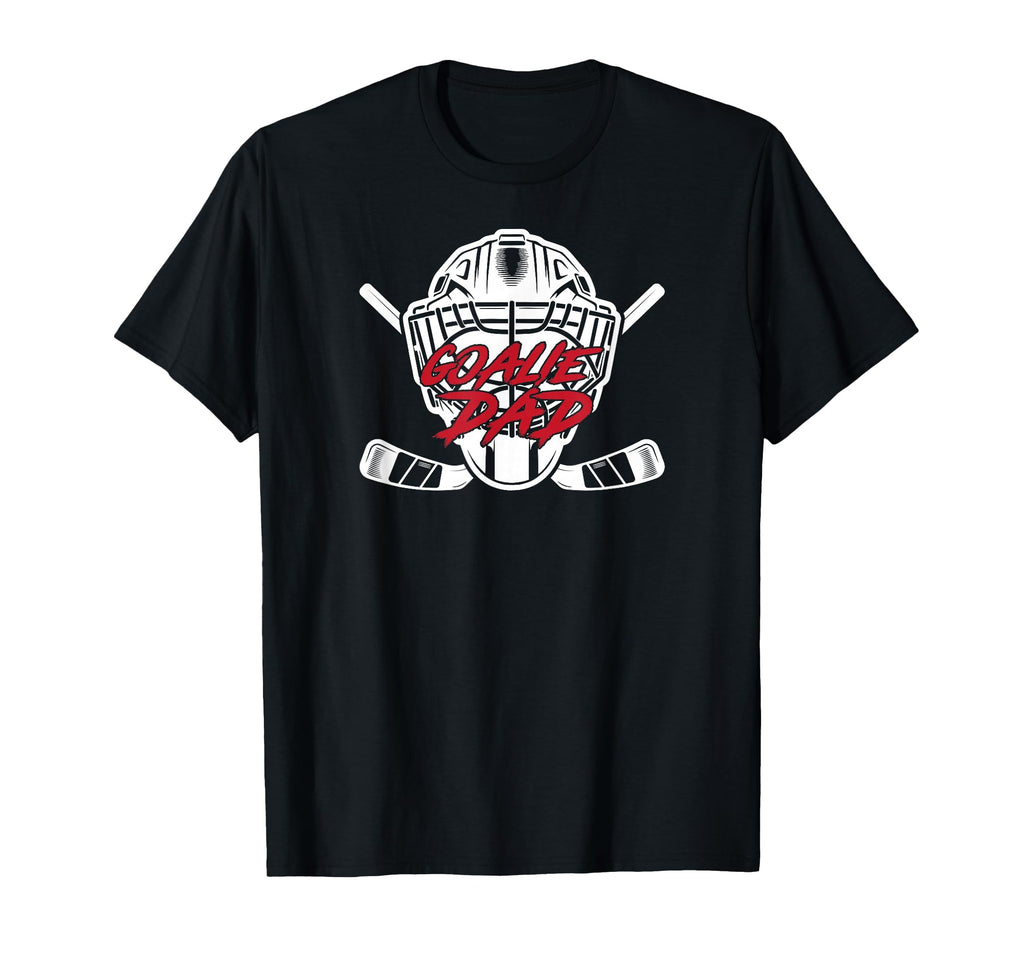 Ice Hockey Goalie Dad Hockey Keeper T-Shirt - Custom Art Print Men Women - T-Shirt, Sweatshirt, Hoodie